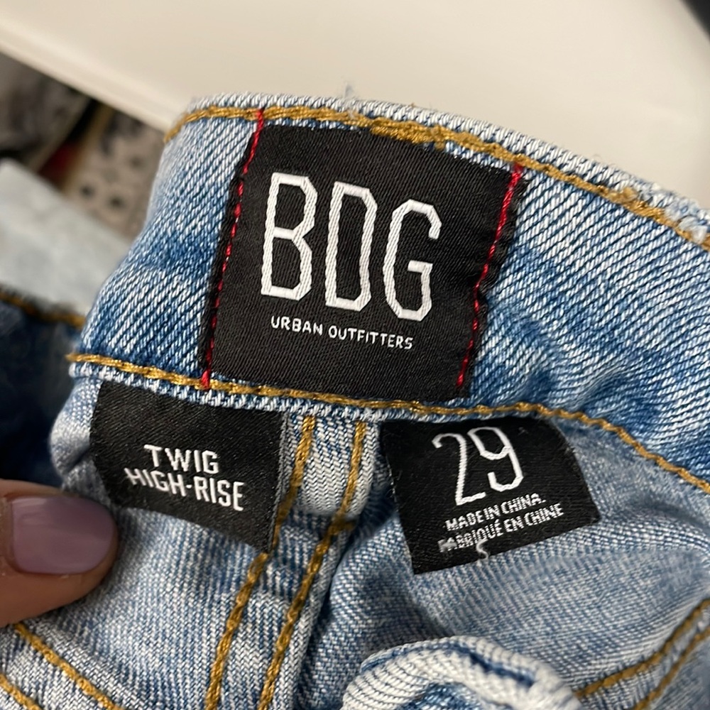 BDG Twig High-Rise Skinny Jean Dark Wash 29 skinny - Picture 5 of 6